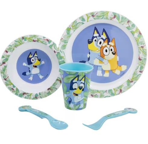 Vajilla infantil de Bluey