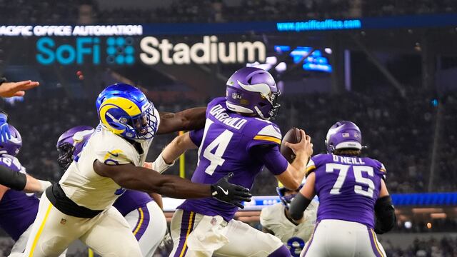 Minnesota Vikings vs LA Rams en la NFL.