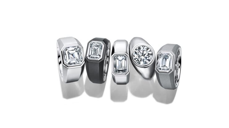 Anillos de compromiso para hombres de Tiffany