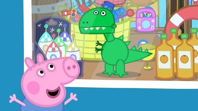 George y su dinosaurio robot, capítulo de Peppa Pig