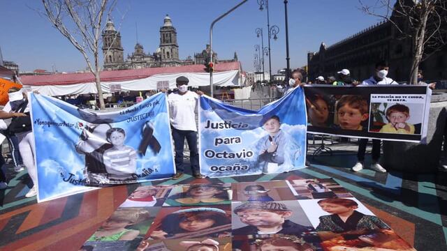 Familiares de Octavio Ocaña exigen justicia a AMLO
