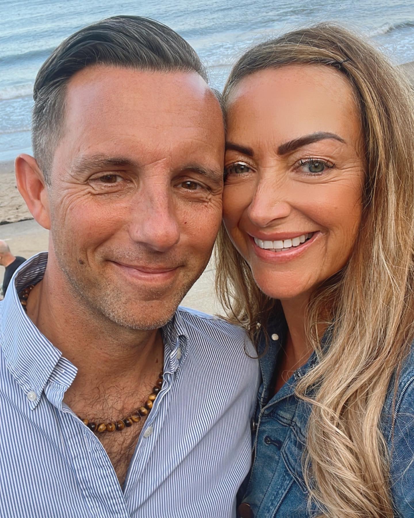Kirsty Bortoft y su esposo