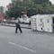 ¿Qué pasó en la alcaldía Azcapotzalco? Camioneta de valores se vuelca en colonia Pasteros; hay 3 heridos