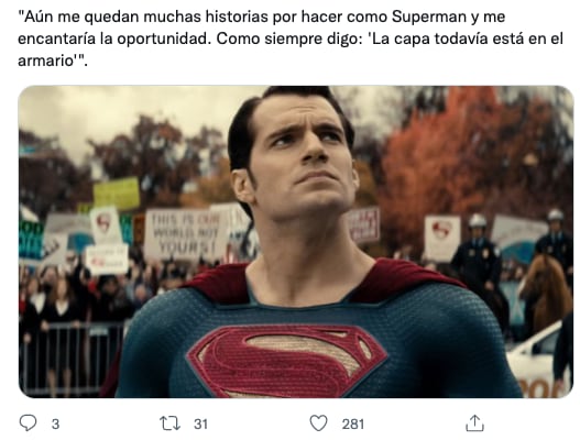 Henry Cavill sobre Superman