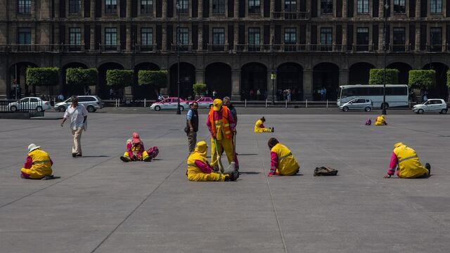 Trabajadores de limpieza