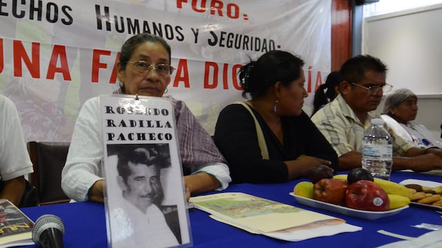 Tita Radilla, hija de Ronsendo Radilla.