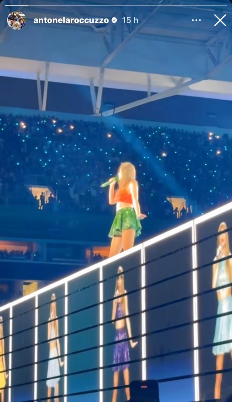 Antonela Roccuzzo confirma que es swiftie y asiste a The Eras Tour de Taylor Swift