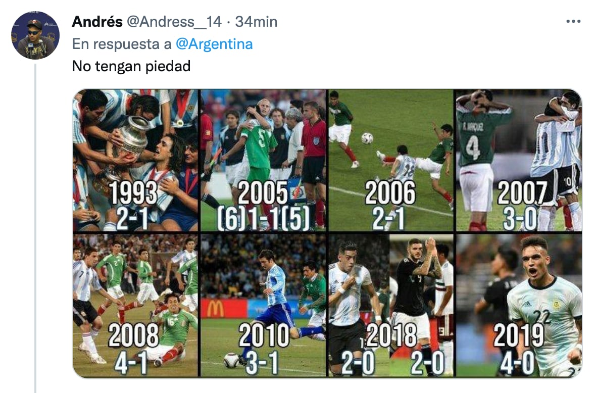 Argentina vs México en Qatar 2022