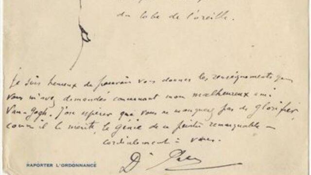 ¡Van Gogh se cortó casi toda la oreja!