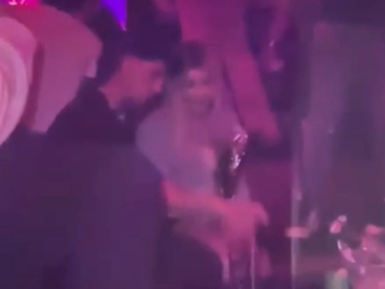 Kevin Álvarez en un antro de Pachuca.