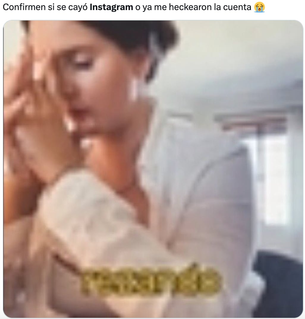 Memes de la caída de Instagram