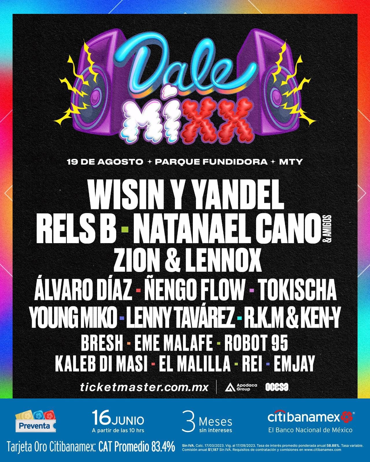 Dale Mixx 2023: Precio de boletos para ver a Wisin y Yandel, Natanael Cano y más en concierto