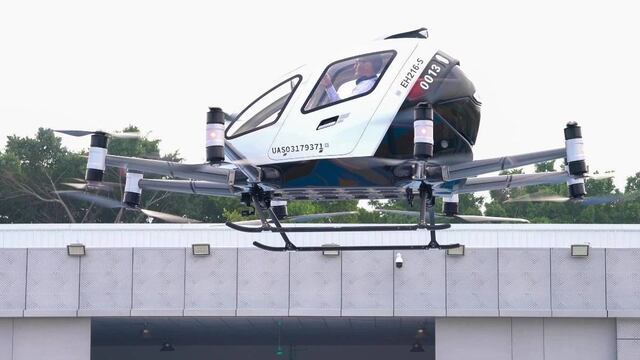 Taxis voladores en China
