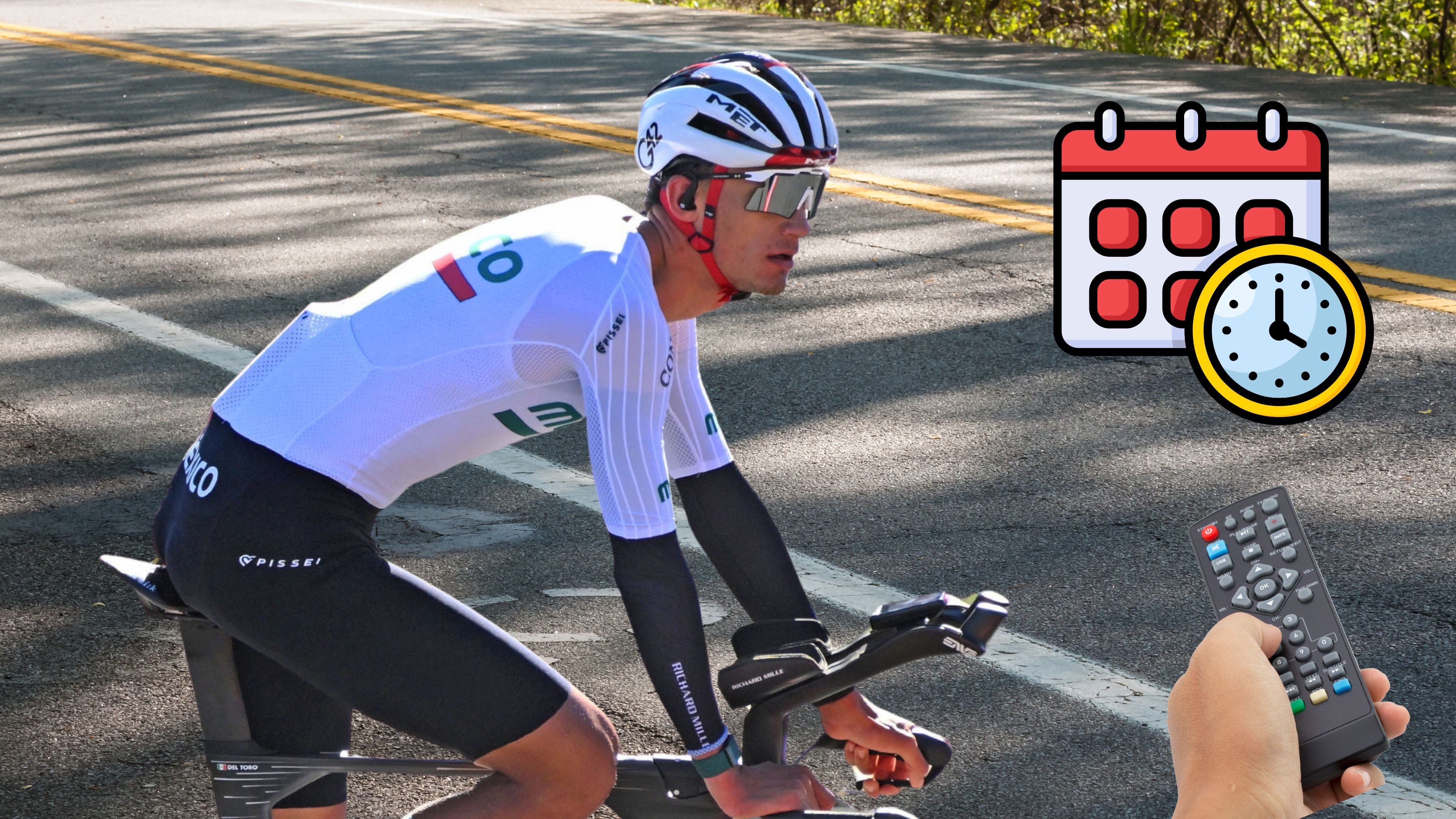Isaac del Toro: Fecha, horario y dónde ver la definición del Mundial de Ciclismo de Ruta 2026