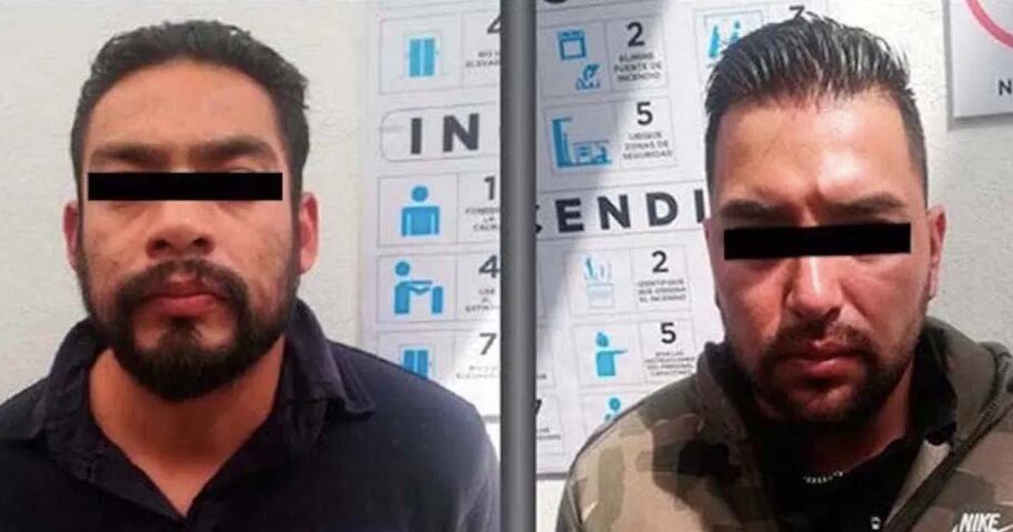 Presuntos secuestradores en Ecatepec.