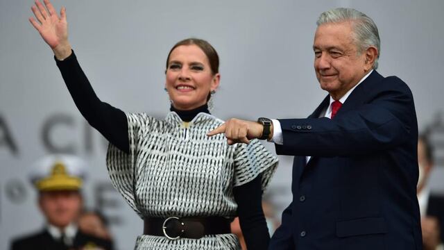 Beatriz Gutiérrez y AMLO
