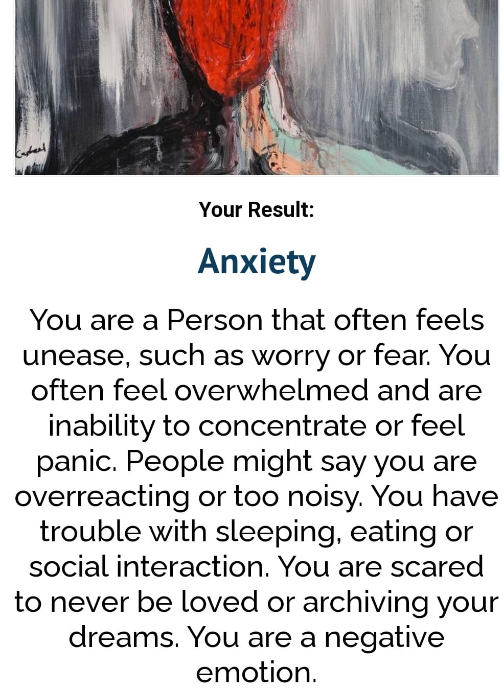 test de sentimientos humanos ansiedad
