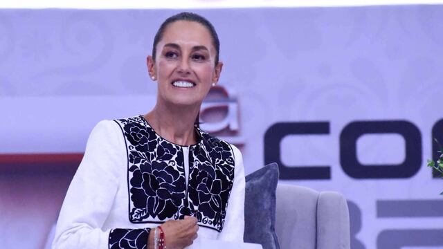 Claudia Sheinbaum durante su participación en la 87 edición de la Convención Bancaria en Acapulco