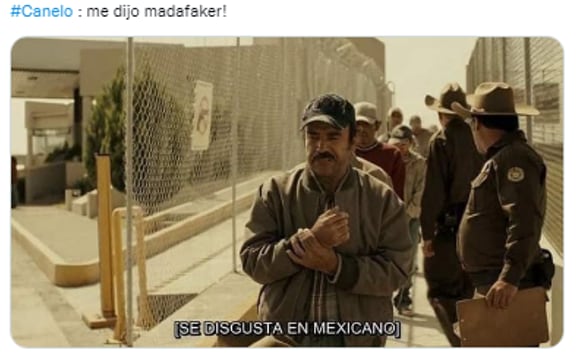 Memes Canelo Álvarez y Caleb Plant