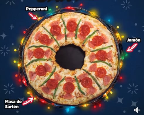 Domino's Pizza lanza su propia Rosca de Reyes.