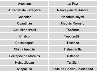 Municipios del Edomex que participan en Bachillerato Nacional SEP sin examen de admisión