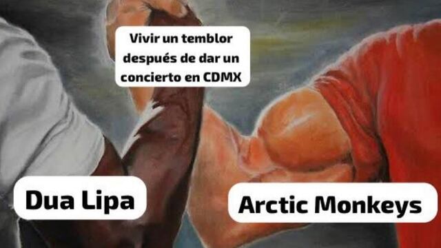 Los temblorosos memes durante el concierto de Arctic Monkeys