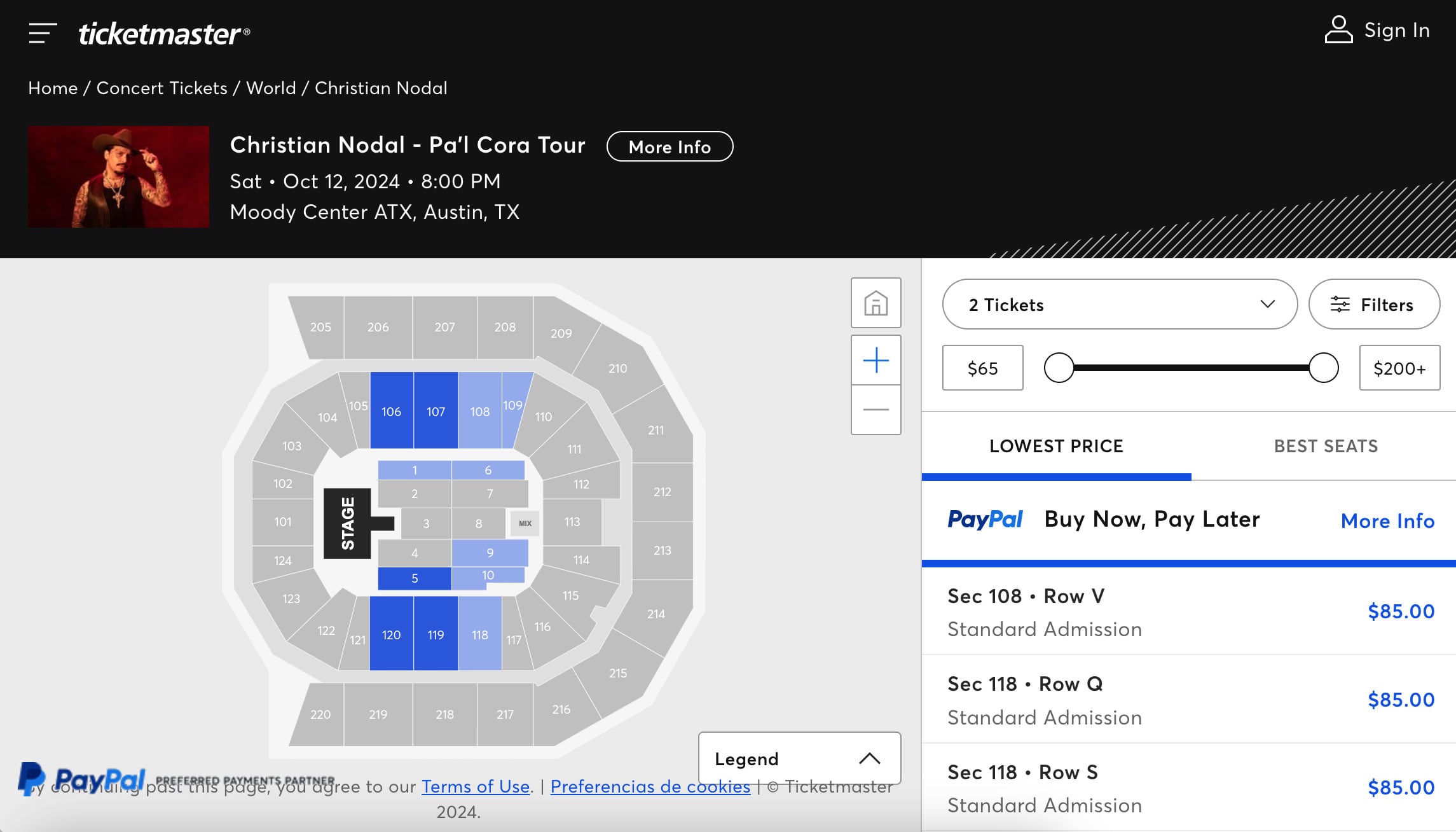 Boletos para los conciertos de Christian Nodal en Estados Unidos