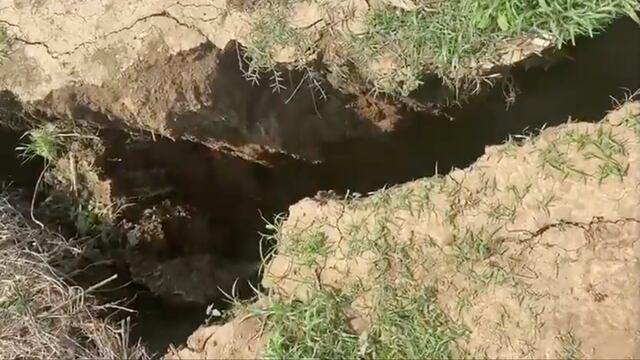 VIDEO: Reportan enorme grieta en Chalco; habría sido causada por fuertes lluvias