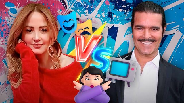 Andrea Legarreta y Pablo Montero