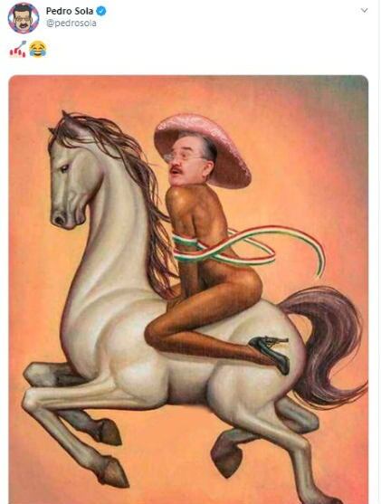 Pedro Sola se pronunció en favor de Fabián Chairez con esta imagen.