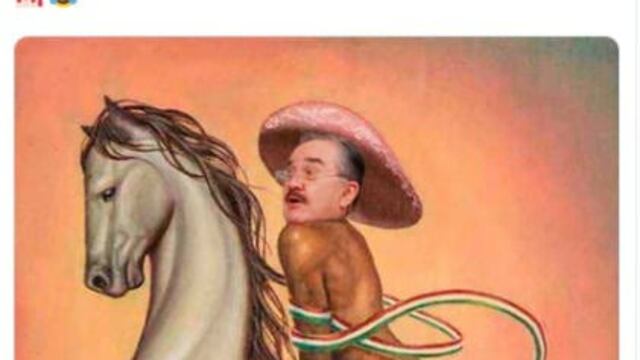 Pedro Sola compartió el meme en su Twitter aunque, minutos después lo borró.