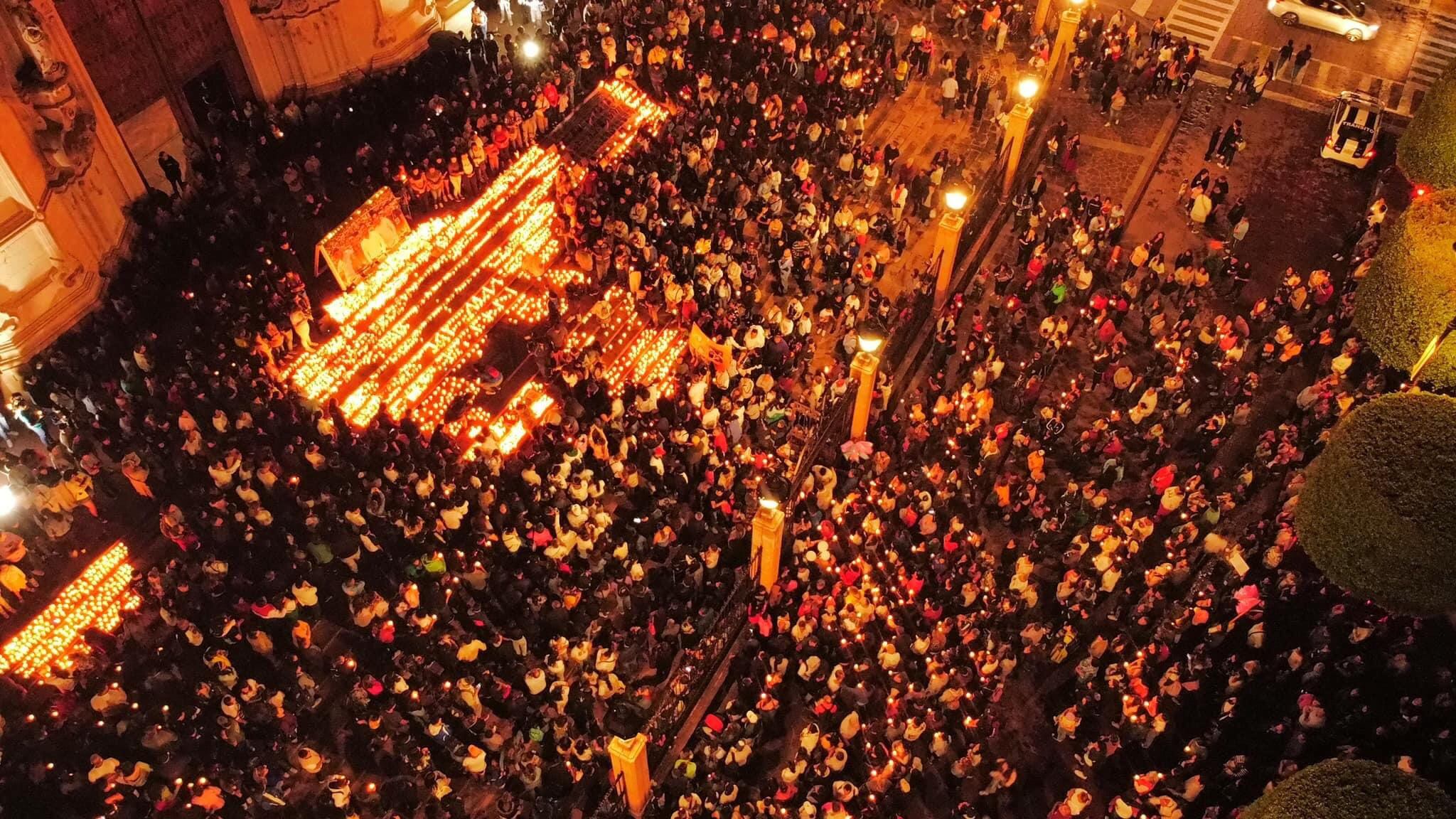 Protesta en la Parroquia de Nuestra Señora de la Asunción de Lagos de Moreno del 18 de agosto de 2023