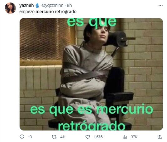Memes por Mercurio Retrógrado