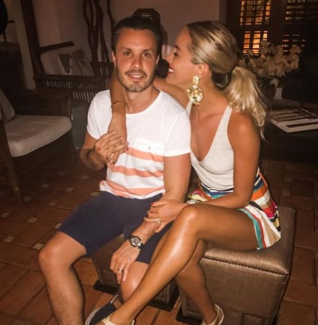 Javier Díaz y su esposa Carla Zepedas.