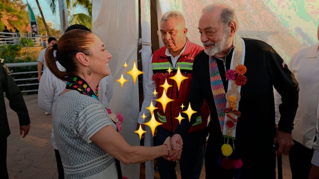 Claudia Sheinbaum y Carlos Slim se saludaron en Acapulco
