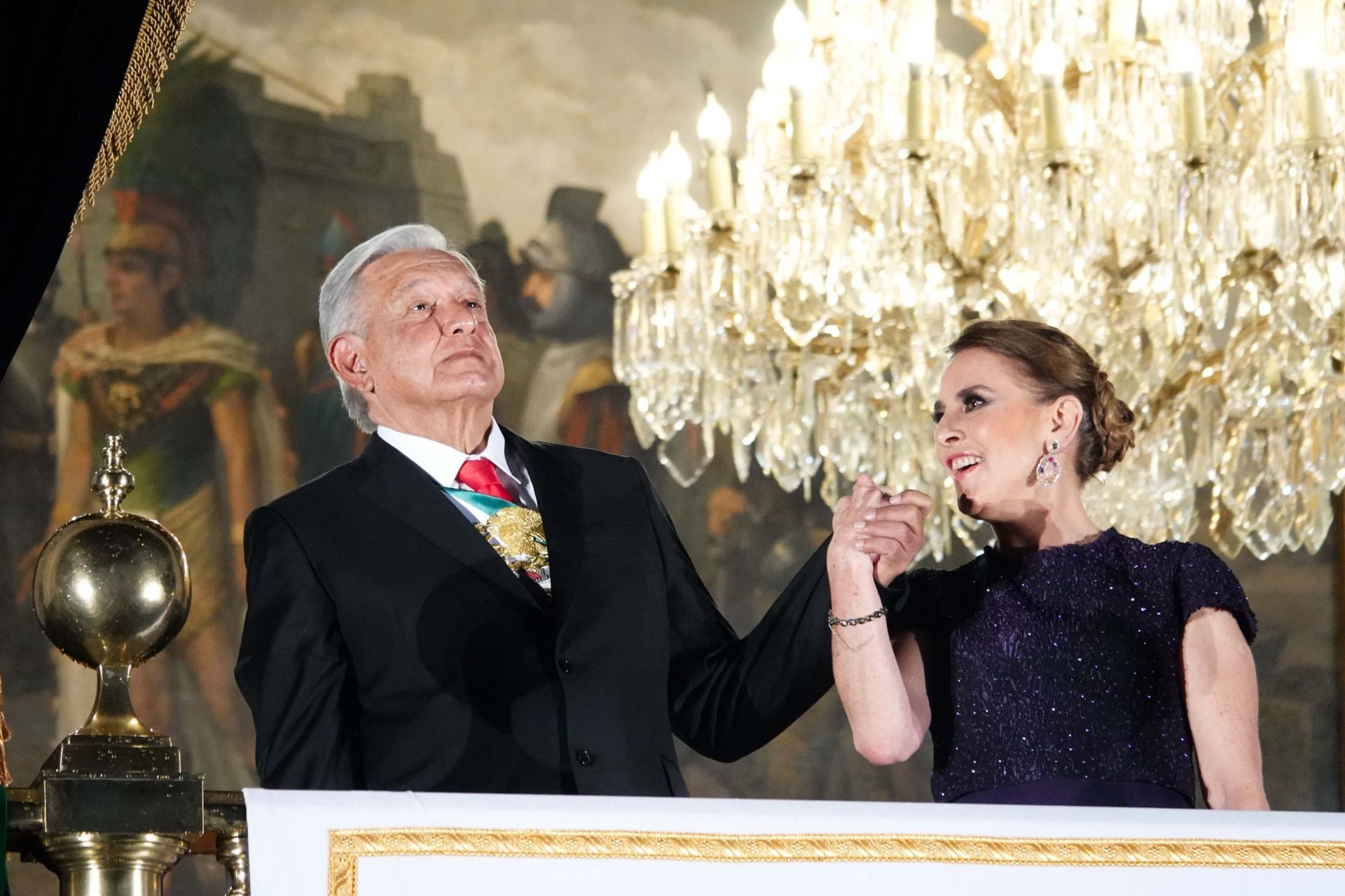 AMLO y Beatriz Gutiérrez