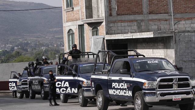 Policía en Michoacán. Un estado seguro.