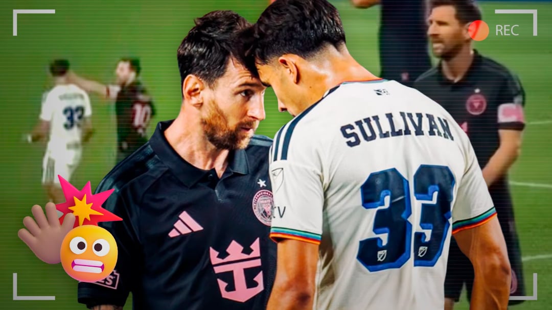 Así fue el manotazo de Lionel Messi a Quinn Sullivan que podría costarle una sanción