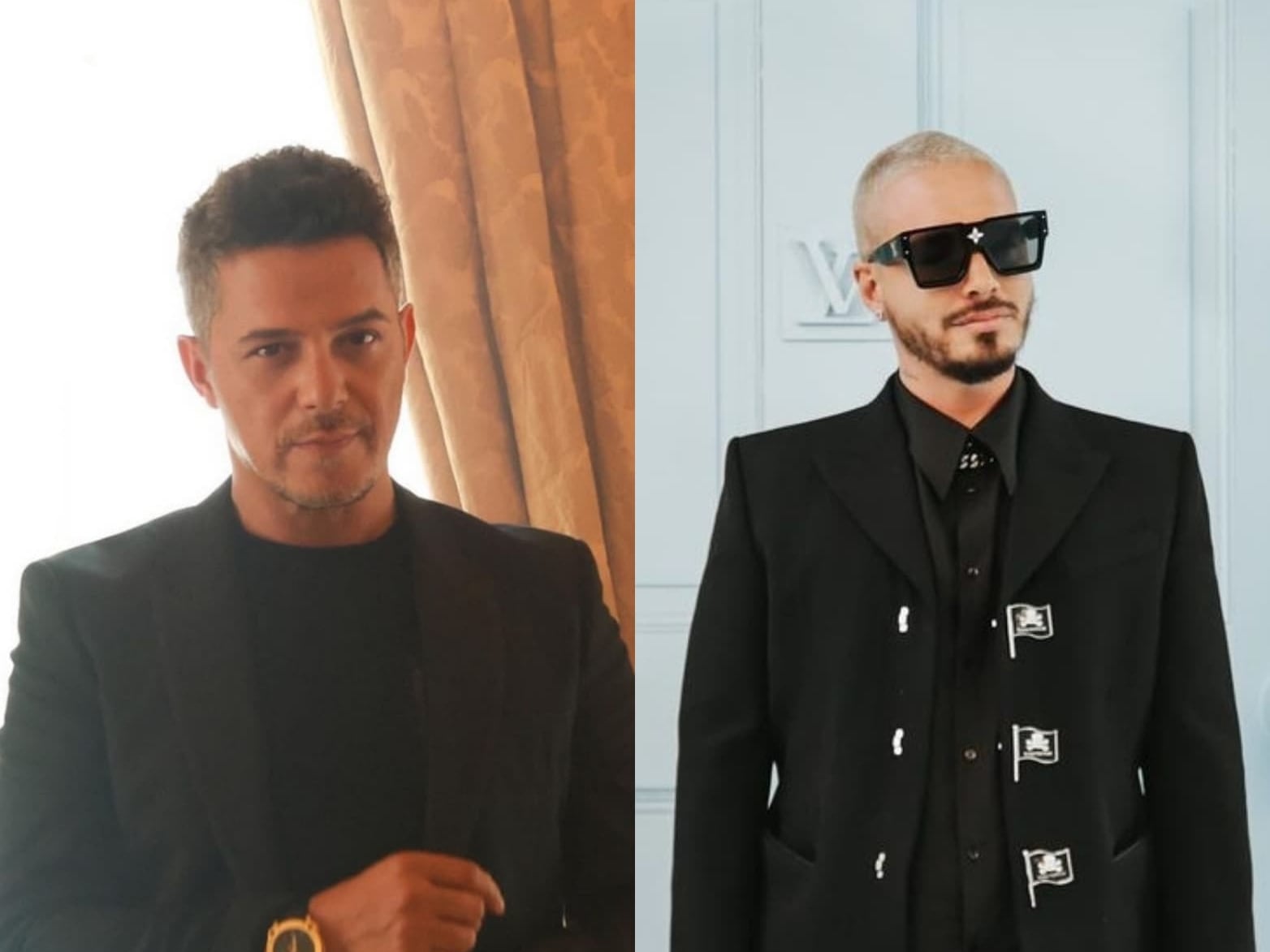 Alejandro Sanz y J Balvin.