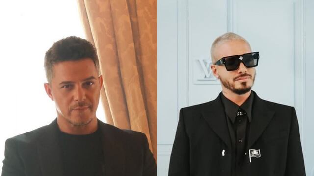 Alejandro Sanz y J Balvin.