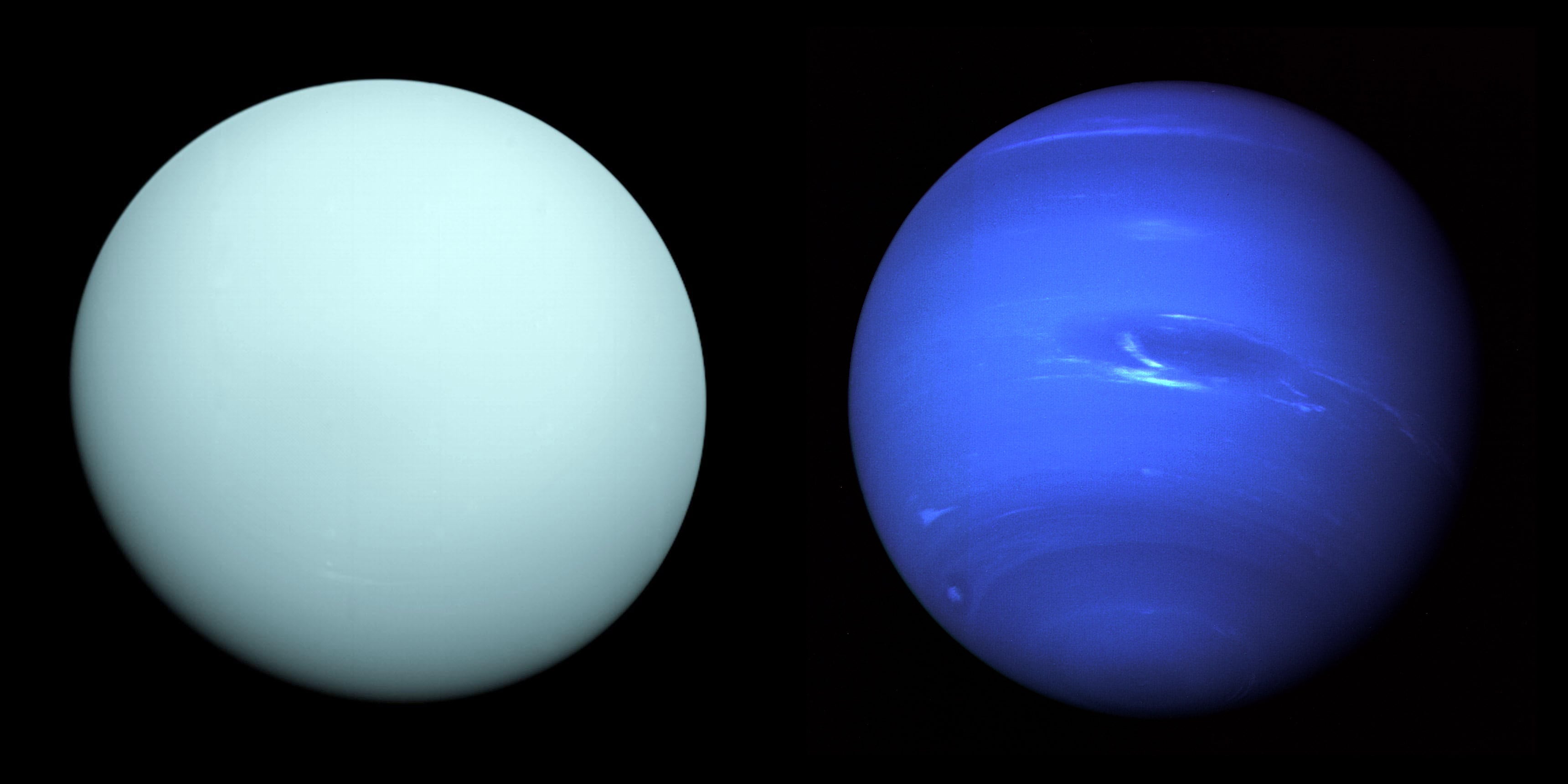 Urano y Neptuno