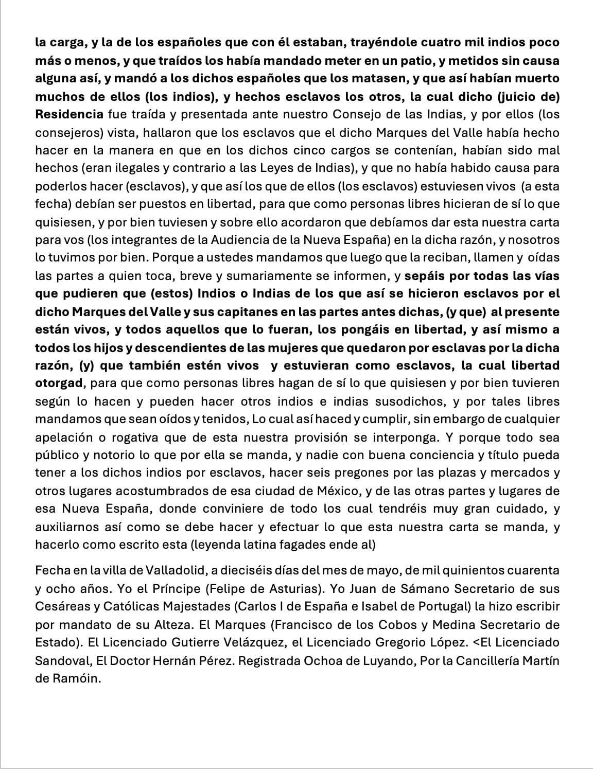 Sheinbaum cita edicto de 1548 para señalar “atrocidades” de Hernán Cortés y criticar a la derecha