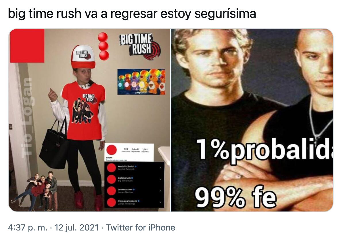 Meme de Big Time Rush
