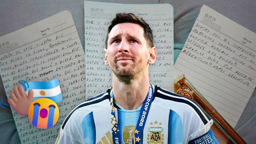 Lionel Messi anuncia su retiro de la Selección Argentina