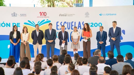 Arca Continental y Coca-Cola México amplían captación de agua en escuelas