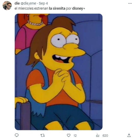 Memes por el estreno de La Sirenita en Disney Plus