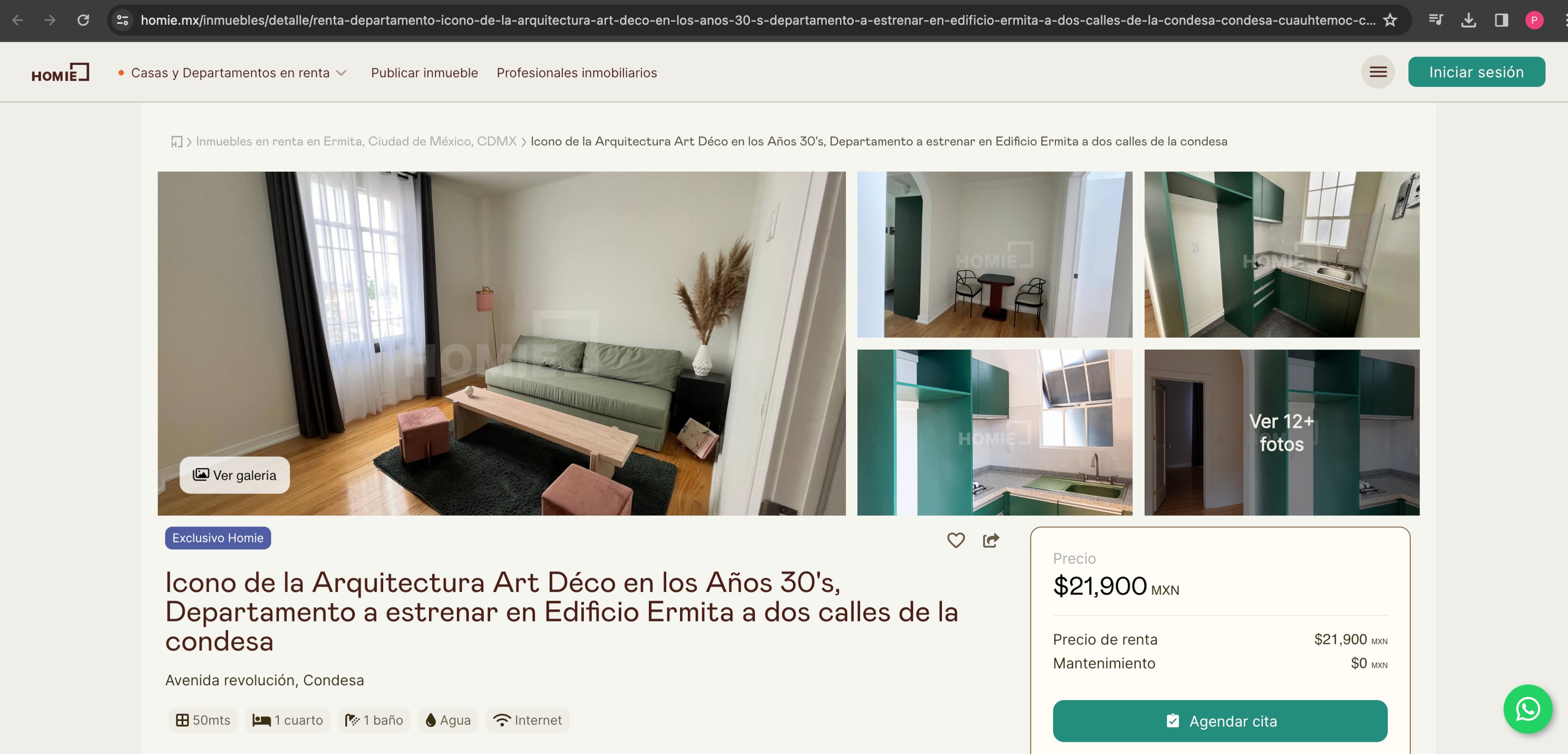 Departamento art decó