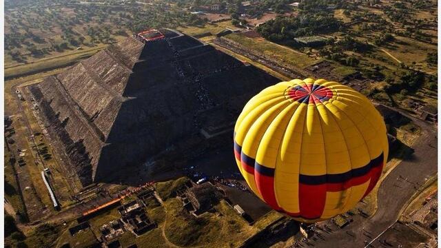¡Vuela sobre Teotihuacán del 19 al 21 de marzo!