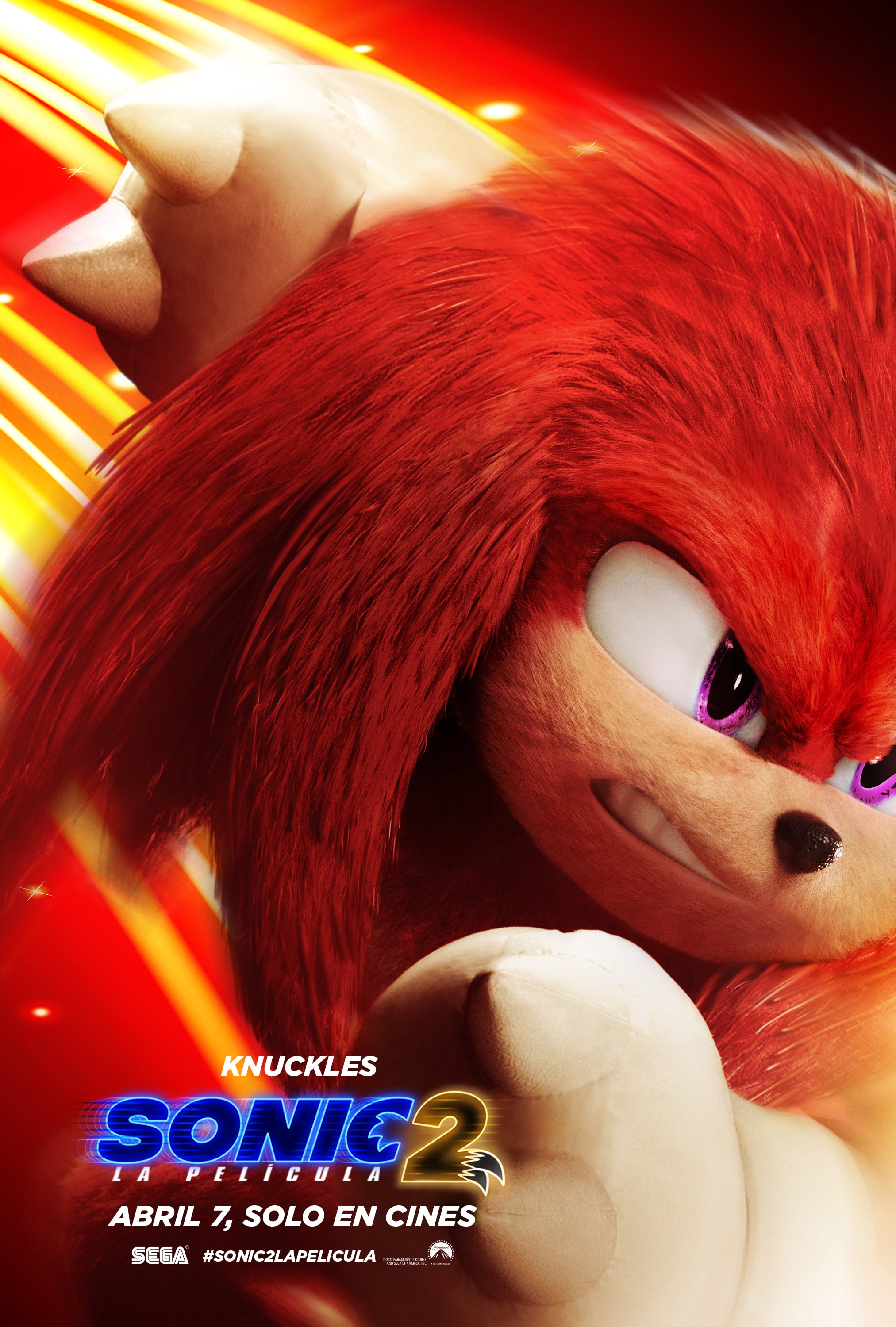 Póster Knuckles Sonic 2