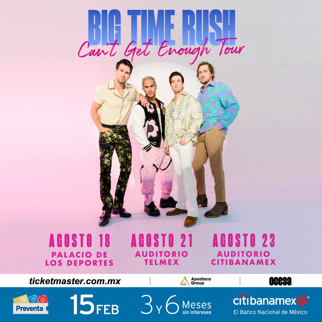 Big Time Rush México 2023: Precio de los boletos para verlos en concierto